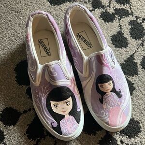 Blythe Doll Customized Vans Slip On Sneakers